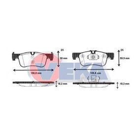Bosch BMW 116D F20 2.0 2011-2015 Ön Fren Balatası
