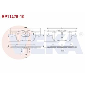 Bosch BMW 116D F20 2.0 2011-2015 Ön Fren Balatası