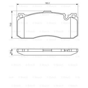 Bosch Bmw 118i E81 2.0 2007-2011 Ön Fren Balatası