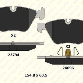 Bosch BMW 118İ E87 2.0 2004-2011 Ön Fren Balatası