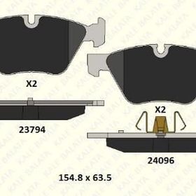 Bosch BMW 118İ E87 2.0 2004-2011 Ön Fren Balatası