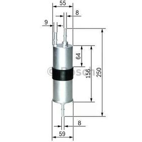 Bosch Bmw 120 i 2015-2016 Benzin Filtresi