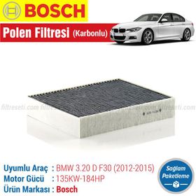 Bosch BMW 3.20D F30 2012 2015 Filtre Bakım Seti