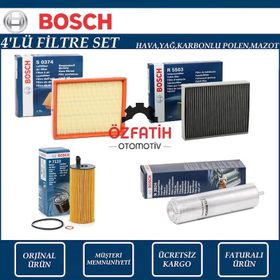 Bosch BMW 3.20D F30 2012 2015 Filtre Bakım Seti