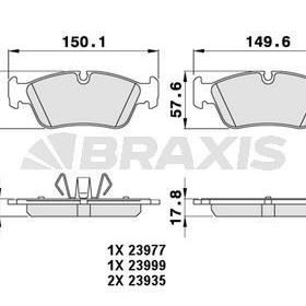 Bosch BMW 318D E90 2.0 2007-2011 Ön Fren Balatası