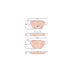 Bosch BMW 318D E90 2.0 2007-2011 Ön Fren Balatası