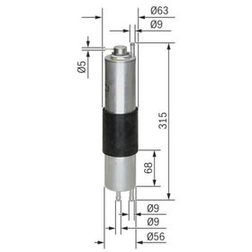 Bosch BMW 320i E46 2001-2005 Mazot Yakıt Filtresi