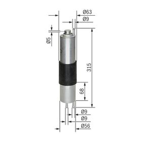 Bosch BMW 320i E46 2001-2005 Mazot Yakıt Filtresi