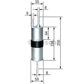 Bosch Bmw 328 i 2012-2015 Benzin Filtresi