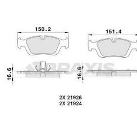 Bosch BMW 330D E46 3.0 1999-2005 Ön Fren Balatası