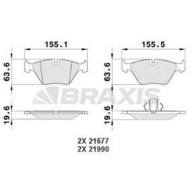 Bosch BMW 330D E46 3.0 1999-2005 Ön Fren Balatası