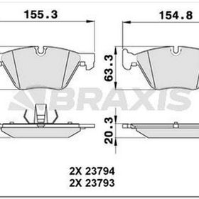 Bosch BMW 518D F10 2.0 2013-2019 Ön Fren Balatası