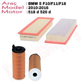 Bosch Bmw 520 İ 20 6S 3 4 Filtre Seti