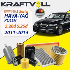 Bosch Bmw 520 İ 20 6S 3 4 Filtre Seti