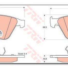 Bosch BMW 520D E60 2.0 2005-2008 Ön Fren Balatası