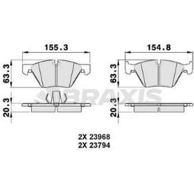 Bosch BMW 520D E60 2.0 2005-2008 Ön Fren Balatası