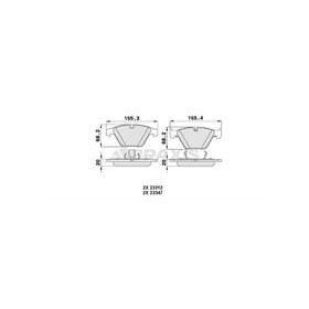 Bosch BMW 520D E60 2.0 2005-2008 Ön Fren Balatası