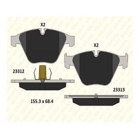 Bosch Bmw 520i E60 2.2 2003-2005 Ön Fren Balatası