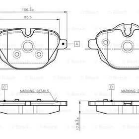 Bosch Bmw 520i F10 2.0 2011-2015 Arka Balata