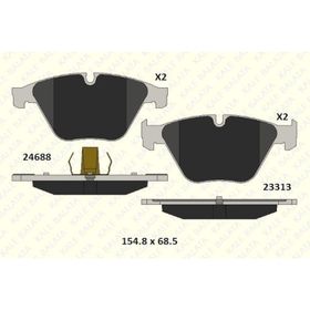 Bosch BMW 530D F10 3.0 2010-2017 Ön Fren Balatası