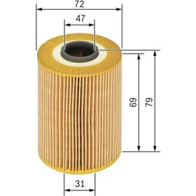 Bosch Bmw E81 E87 E46 E90 E60 X1 E84 X3 E83 Yağ Filtresi