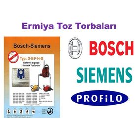 Bosch BSA 61000-61922 Logo Toz 20 Adet Süpürge Torbası