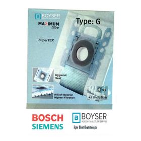Bosch BSA 61000 61922 Logo Toz Süpürge Torbası