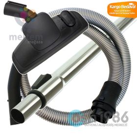 Bosch BSG 61600 Elektrikli Süpürge Çelik Telli Hortumu Emici Başlık Teleskopik Boru