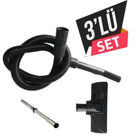 Bosch BSG 6B111 Logo Hortum Emici Başlık Teleskopik Boru 3lü Seti