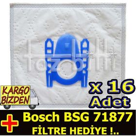Bosch BSG 71877 Toz 16 Adet Süpürge Torbası