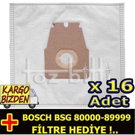 Bosch BSG 80000-89999 Toz 16 Adet Süpürge Torbası