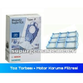 Bosch BSG 82230 Toz 4 Adet Micro Filtre Süpürge Torbası