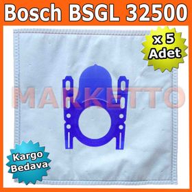 Bosch BSGL 32500 Bez 5 Adet Uyumlu Süpürge Toz Torba