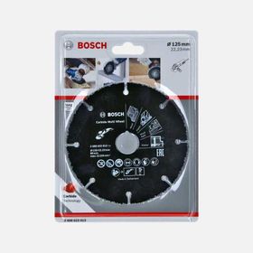 Bosch Carbide Multiwheel 125 mm Taşlama Makineleri ile Ahşap ve Plastiği Güvenli Kesme Bıçağı