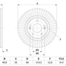 Bosch Ceed 1.0 T Gdi Ceed 1.4 Ceed 1.4 T GDI Fren Diski