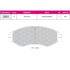 Bosch Chevrolet Aveo 1.4 2008-2011 Ön Fren Balatası