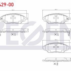 Bosch Chevrolet Aveo T300 1.3 Dizel Ön Fren Balatası