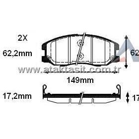 Bosch Chevrolet Captiva 2.0 CDRi 2006-2013 Ön Fren Balatası