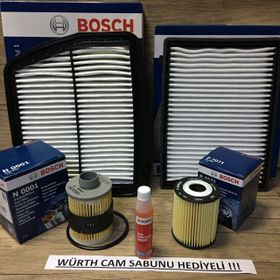 Bosch Chevrolet Captiva 2.0 CRDI 2006 2011 Filtre Bakım Seti