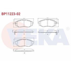 Bosch Chevrolet Epica 2.0 2002-2006 Ön Fren Balatası