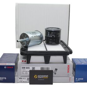 Bosch Chevrolet Kalos 1.2 8 Valf Benzinli Bakım Filtre Seti