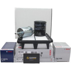 Bosch Chevrolet Kalos 1.4 1.6 16/8 Valf Benzinli Bakım Filtre Seti