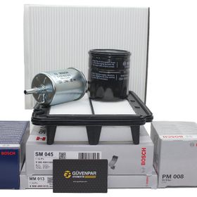 Bosch Chevrolet Kalos 1.4 1.6 16/8 Valf Benzinli Bakım Filtre Seti