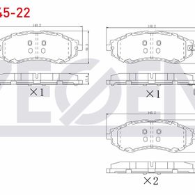 Bosch Chevrolet Lacetti 1.4 2005-2013 Ön Fren Balatası