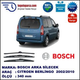 Bosch Citroen Berlingo M59 2002-2010 340 mm Arka Silecek