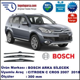 Bosch Citroen C-CROSSER I4 2007 Sonrası 300 mm Arka Silecek