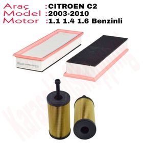 Bosch Citroen C2 1.4 16V 2005-2008 Benzin Filtresi