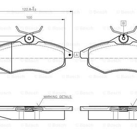 Bosch Citroen C2 1.4 2003-2009 Ön Fren Balatası