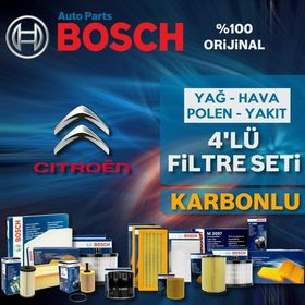 Bosch Citroen C4 Picasso 1.6 HDI 2007 2010 Filtre Bakım Seti
