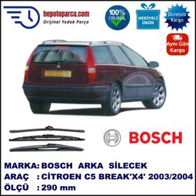 Bosch Citroen C5 Break X4 2003-2004 290 mm Arka Silecek
